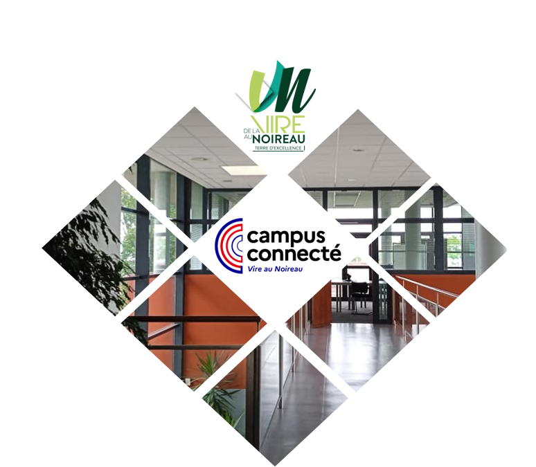 Plus de 300 formations s’offrent aux étudiant⸱es avec le campus connecté à Vire en Normandie